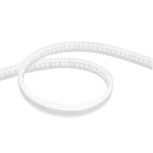 Pure White 48 LED Glow Flexible Strip Daytime Running Driving Lights Backup 12V 